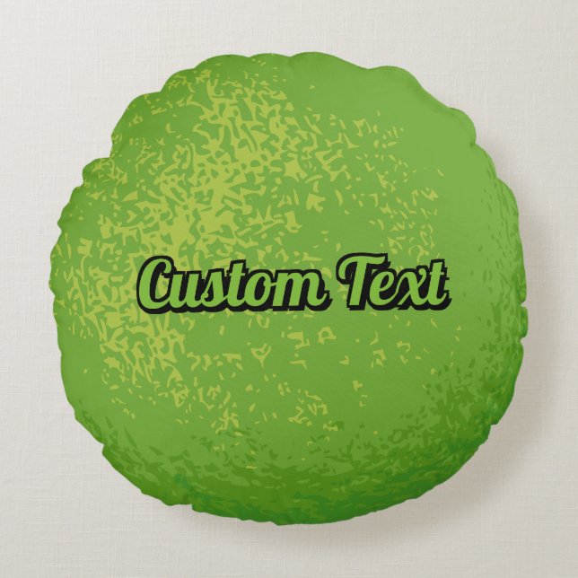Lime Round Cushion (Front)
