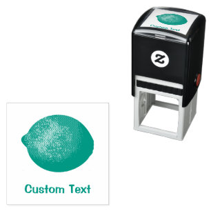 Lime Self-inking Stamp