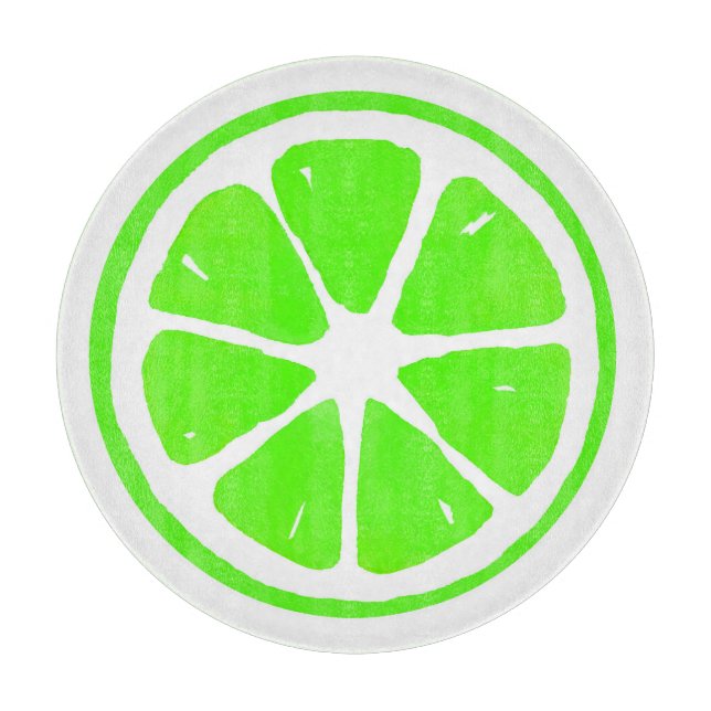 Lime Slice  Adult  Cutting Board (Front)