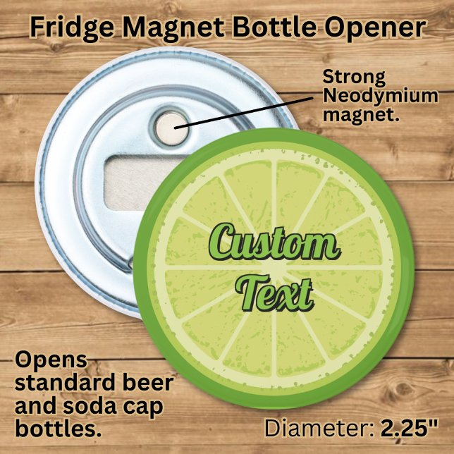 Lime Slice Bottle Opener (Creator Uploaded)
