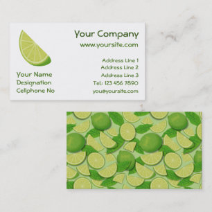Lime Slice Business Card