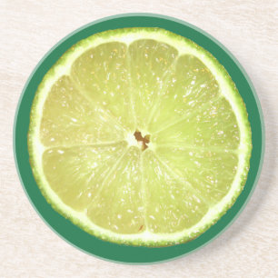 Lime Slice Coaster