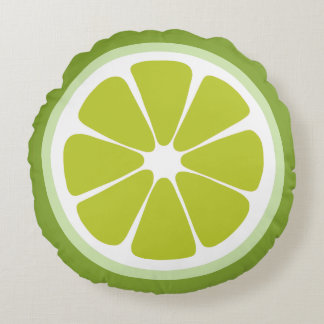 Lime Slice Food Pillow