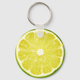 Lime Slice Key Ring