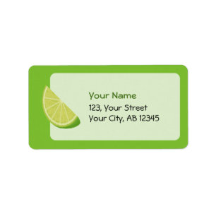 Lime Slice Label