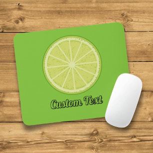 Lime Slice Mouse Pad