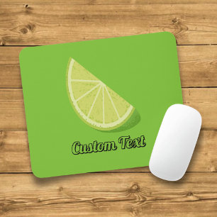 Lime Slice Mouse Pad
