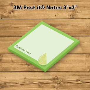 Lime Slice Post-it Notes