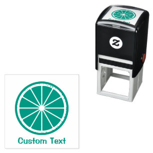 Lime Slice Self-inking Stamp