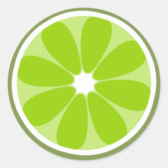 Lime Slice Sticker (Front)