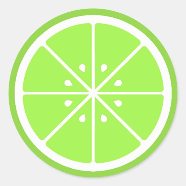 Lime Slice Sticker (Front)