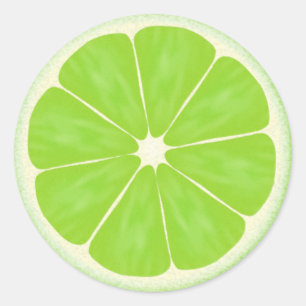 Lime Slice Stickers