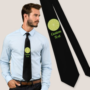 Lime Slice Tie