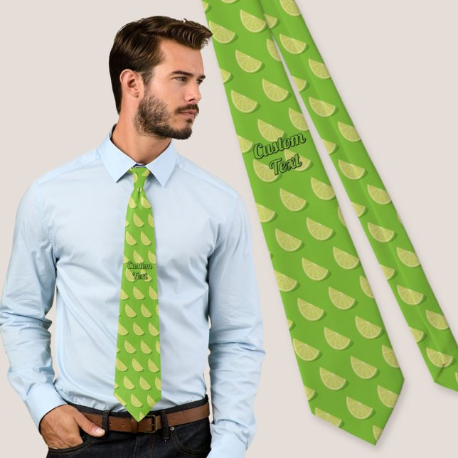 Lime Slice Tie (Creator Uploaded)