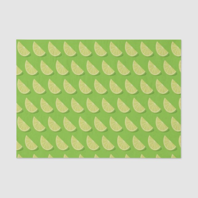 Lime Slice Tissue Paper (Front)