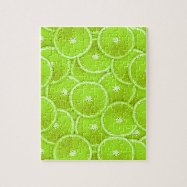 Lime slices jigsaw puzzle (Vertical)