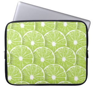 Lime slices laptop sleeve