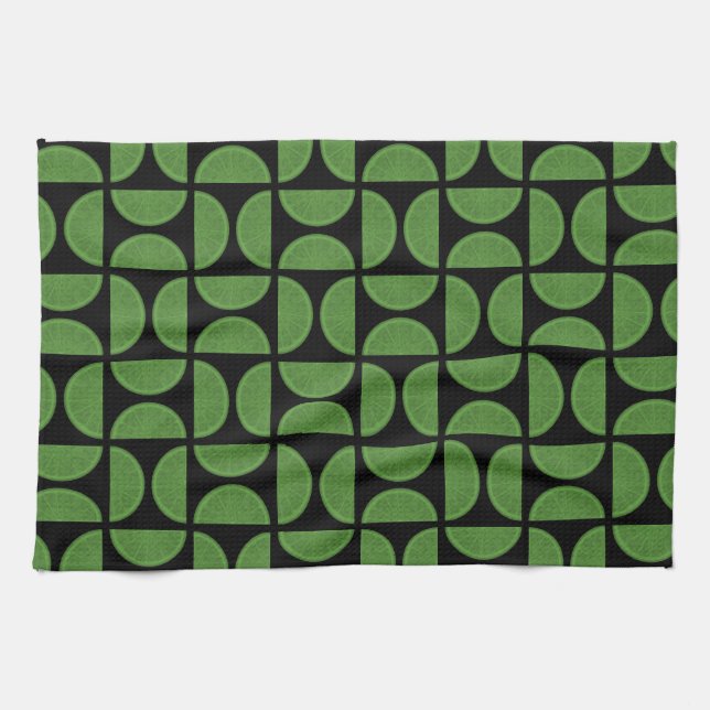 LIME SLICES TEA TOWEL (Horizontal)