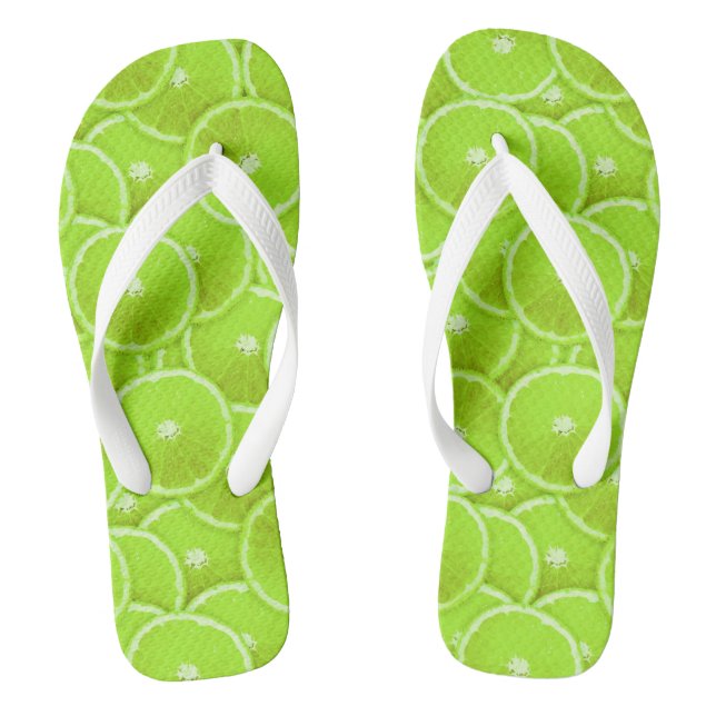 Lime slices thongs (Footbed)