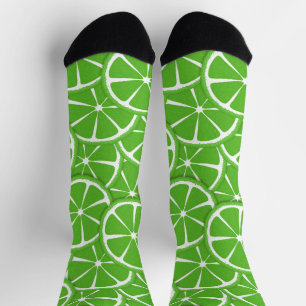 Lime Slices Unisex Socks