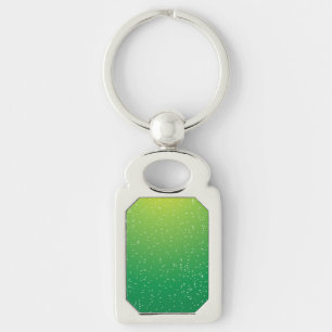 Lime Soda with Tiny Bubbles Background Art Key Ring