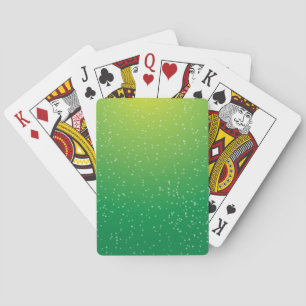 Lime Soda with Tiny Bubbles Background Art Playing Cards