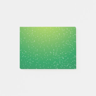 Lime Soda with Tiny Bubbles Background Art Post-it Notes
