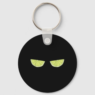 Lime Sour Juice Half Cute Fruit Eater Lemon Lover Key Ring