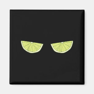 Lime Sour Juice Half Cute Fruit Eater Lemon Lover Magnet