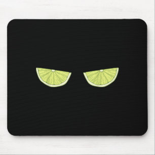 Lime Sour Juice Half Cute Fruit Eater Lemon Lover Mouse Pad