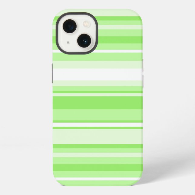 Lime stripes Case-Mate iPhone case (Back)