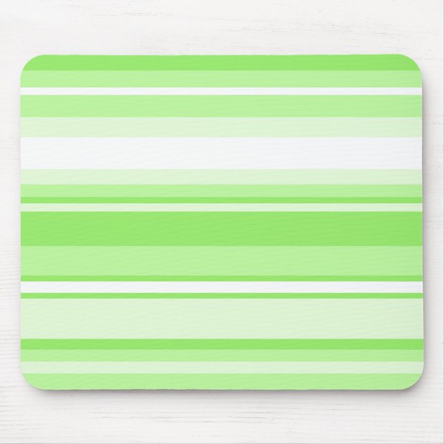 Lime stripes mouse pad (Front)