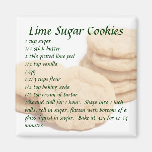 Lime Sugar Cookies Magnet