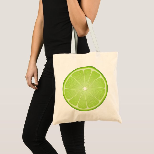 Lime Summer Fun Tote Bag (Front (Product))
