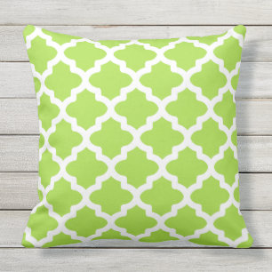 Lime Summer Pattern Outdoor Cushion