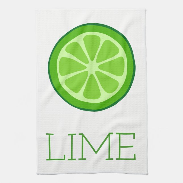 Lime Tea Towel (Vertical)