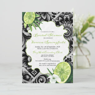 Lime Tile Bridal Shower  Invitation