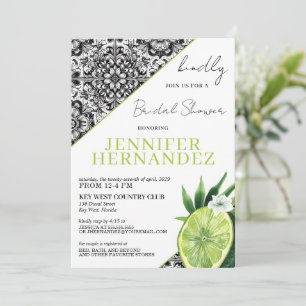 Lime Tile Bridal Shower  Invitation