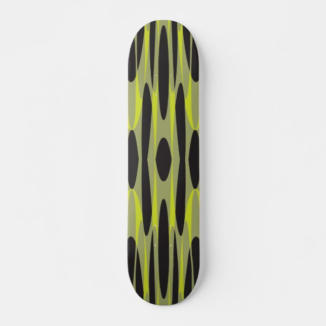 Lime Wave Echo Skateboard (Front)