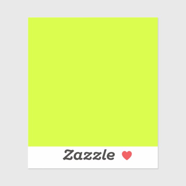  Lime yellow  (solid colour)  (Sheet)