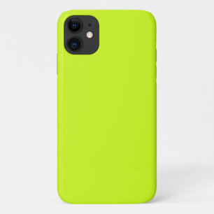 Lime yellow (solid colour) iPhone 11 case