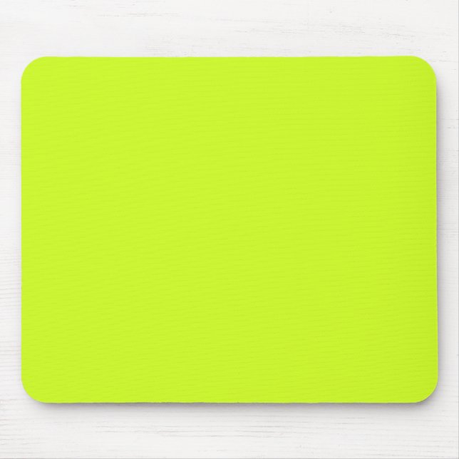  Lime yellow  (solid colour)  Mouse Pad (Front)