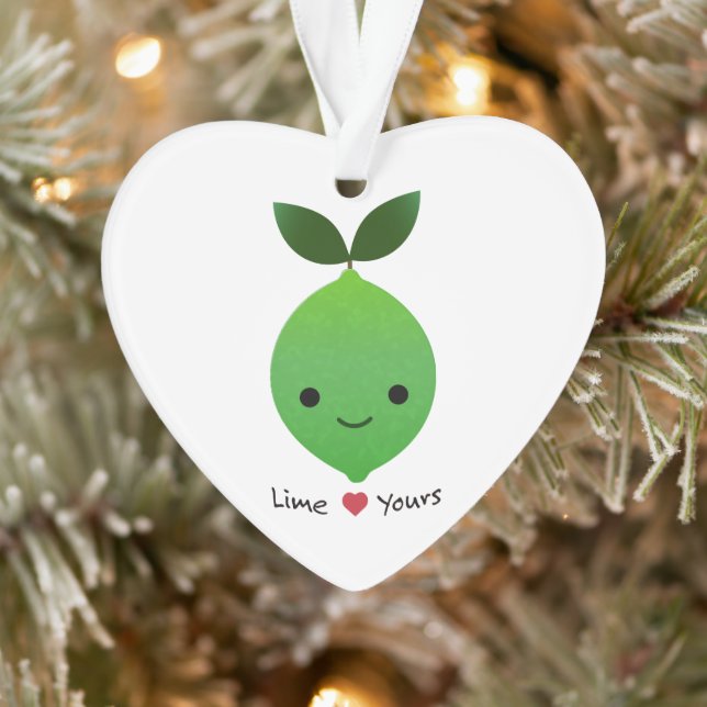 Lime Yours Cute Kawaii Lime Ornament (Tree)