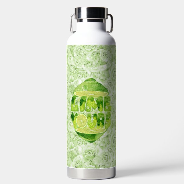  Lime Yours Vacuum Insulated Water Bottle 32 oz (Front)