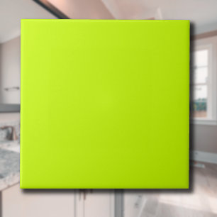 Lime Zest Solid Colour   Classic   Elegant Ceramic Tile
