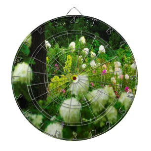 Limelight Hydrangeas in My Rubio Garden Dartboard