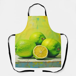 Limes' Bright Summer Pop Design Apron