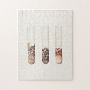 Limes (Citrus Aurantiifolia) Watercolor Painting Jigsaw Puzzle