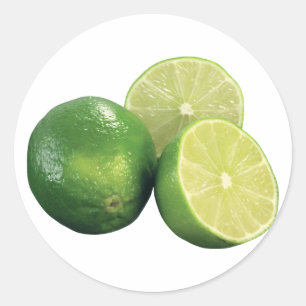 Limes Classic Round Sticker