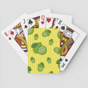 Limes Illustration Playing Cards